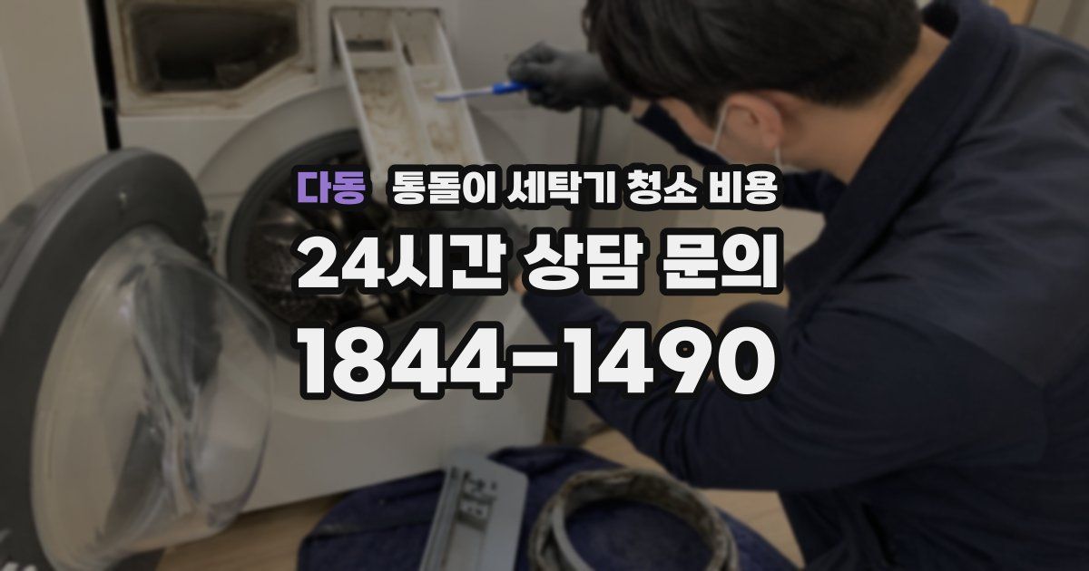 다동 통돌이 세탁기 청소 비용
