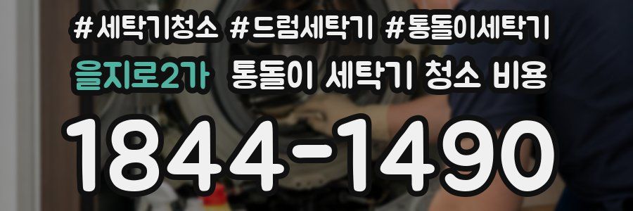 을지로2가 통돌이 세탁기 청소 비용