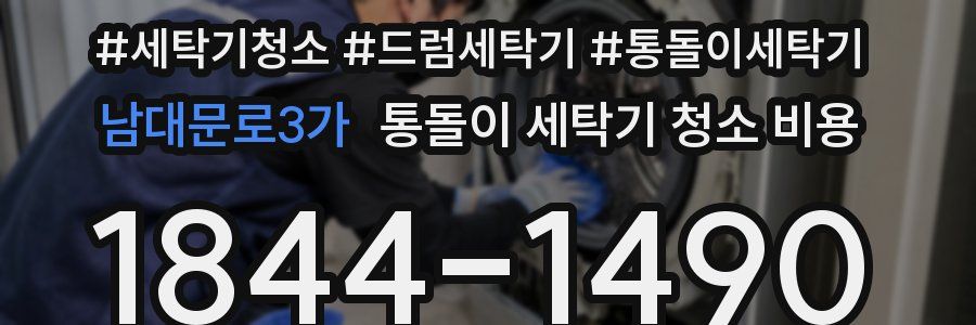 남대문로3가 통돌이 세탁기 청소 비용