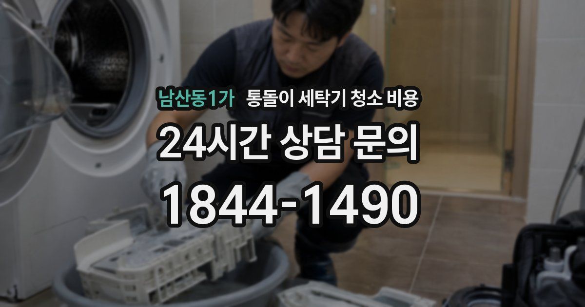 남산동1가 통돌이 세탁기 청소 비용