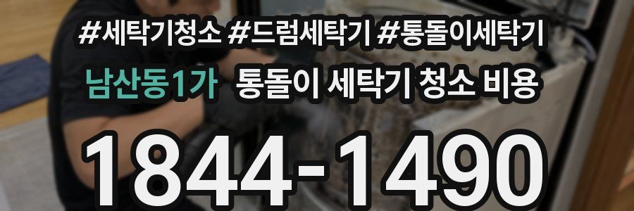 남산동1가 통돌이 세탁기 청소 비용