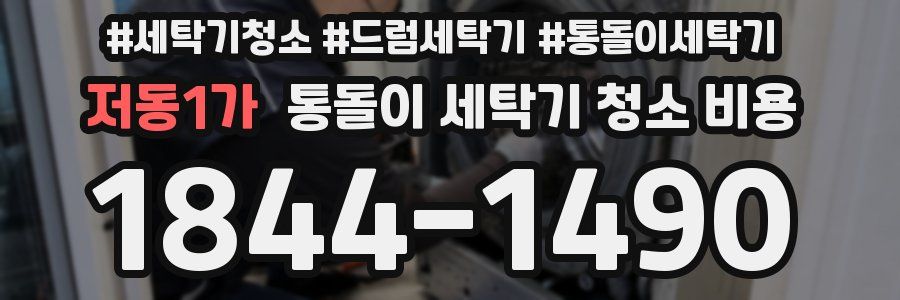 저동1가 통돌이 세탁기 청소 비용