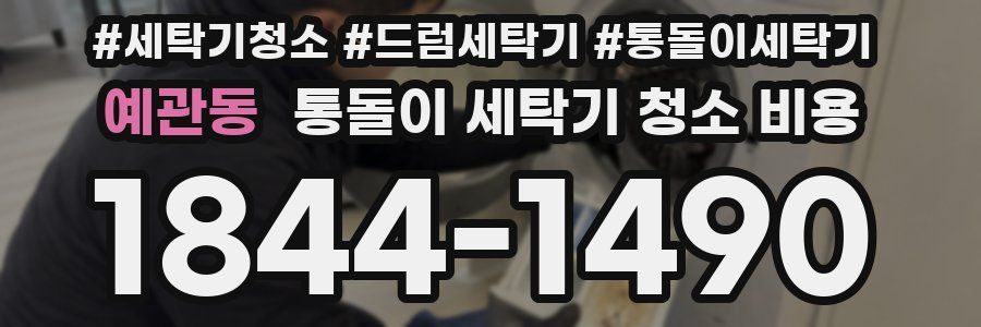 예관동 통돌이 세탁기 청소 비용