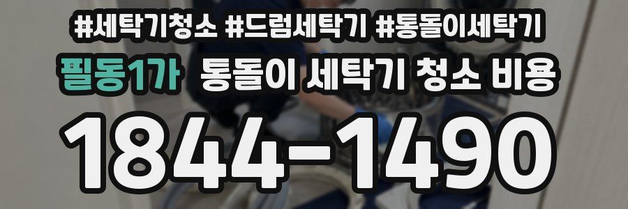 필동1가 통돌이 세탁기 청소 비용