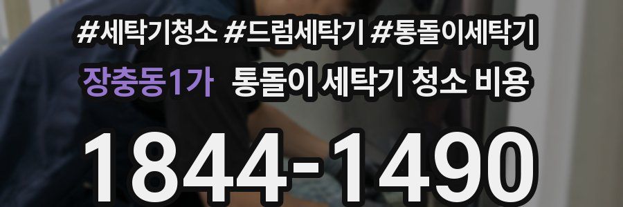 장충동1가 통돌이 세탁기 청소 비용