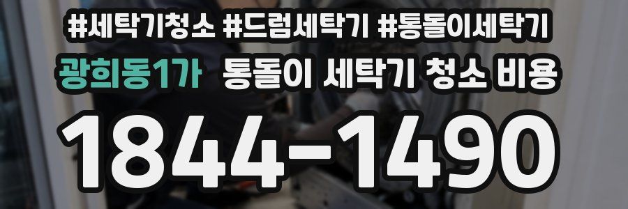 광희동1가 통돌이 세탁기 청소 비용