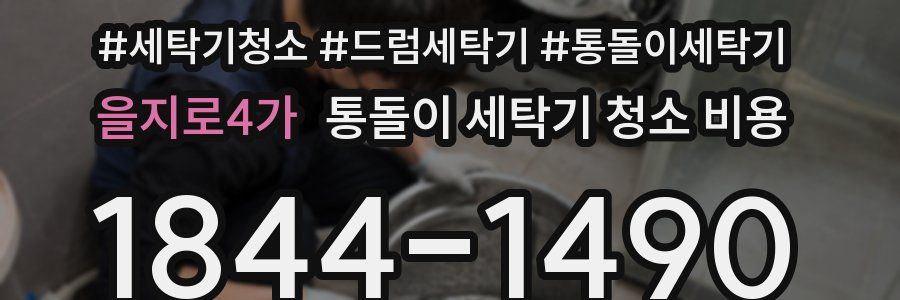 을지로4가 통돌이 세탁기 청소 비용