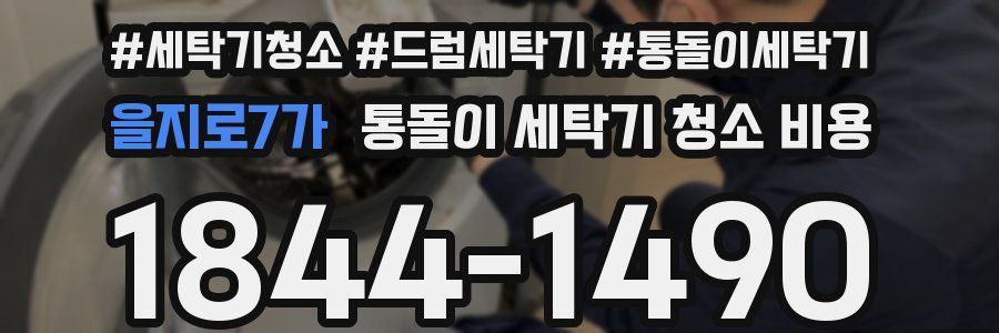 을지로7가 통돌이 세탁기 청소 비용