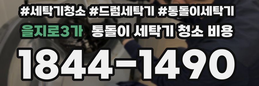 을지로3가 통돌이 세탁기 청소 비용