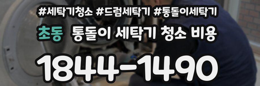 초동 통돌이 세탁기 청소 비용