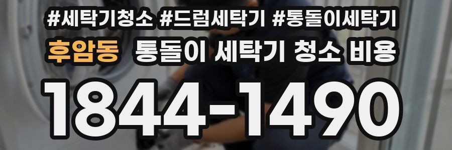 후암동 통돌이 세탁기 청소 비용