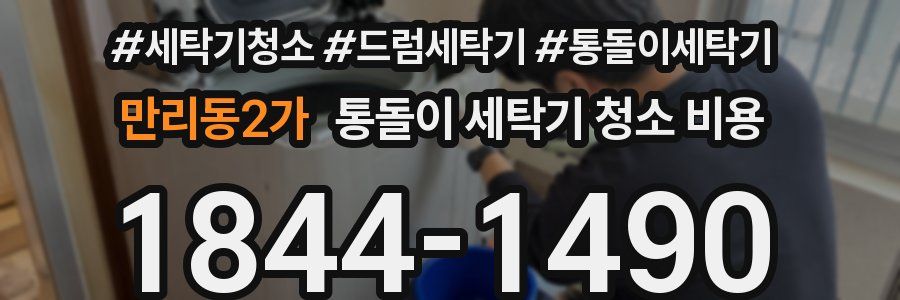 만리동2가 통돌이 세탁기 청소 비용