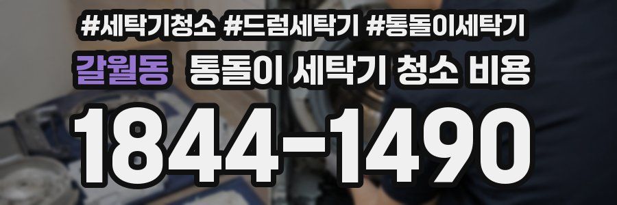 갈월동 통돌이 세탁기 청소 비용