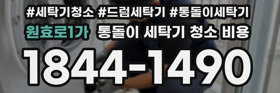 원효로1가 통돌이 세탁기 청소 비용