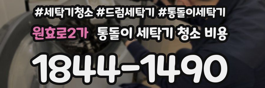 원효로2가 통돌이 세탁기 청소 비용