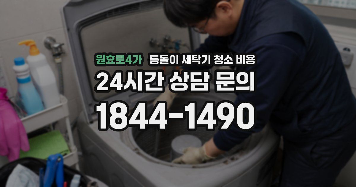 원효로4가 통돌이 세탁기 청소 비용