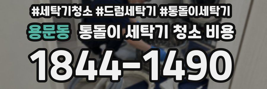 용문동 통돌이 세탁기 청소 비용