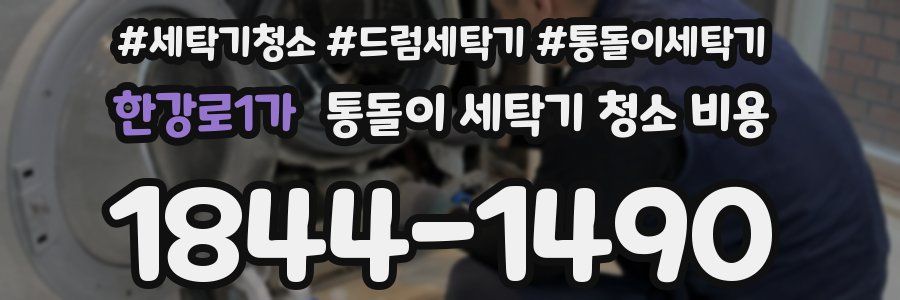 한강로1가 통돌이 세탁기 청소 비용