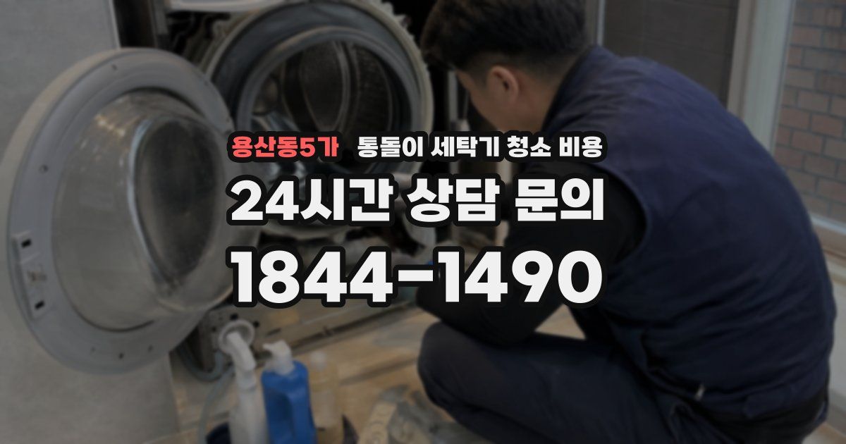 용산동5가 통돌이 세탁기 청소 비용