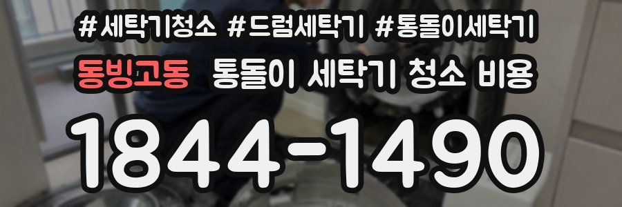 동빙고동 통돌이 세탁기 청소 비용