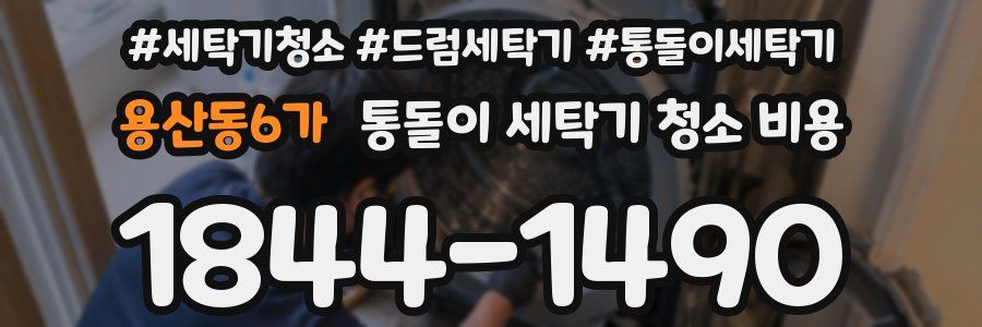 용산동6가 통돌이 세탁기 청소 비용