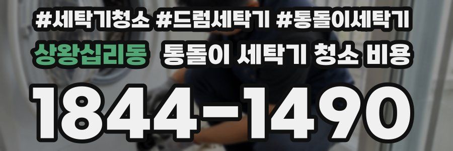 상왕십리동 통돌이 세탁기 청소 비용