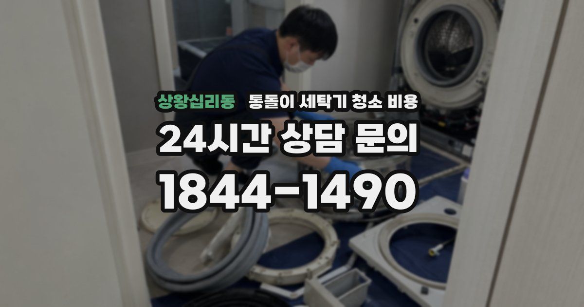 상왕십리동 통돌이 세탁기 청소 비용