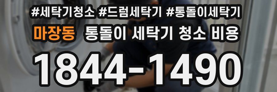 마장동 통돌이 세탁기 청소 비용