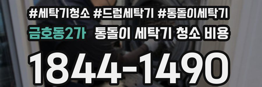 금호동2가 통돌이 세탁기 청소 비용
