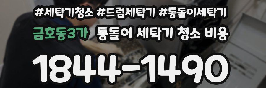 금호동3가 통돌이 세탁기 청소 비용
