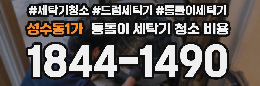 성수동1가 통돌이 세탁기 청소 비용