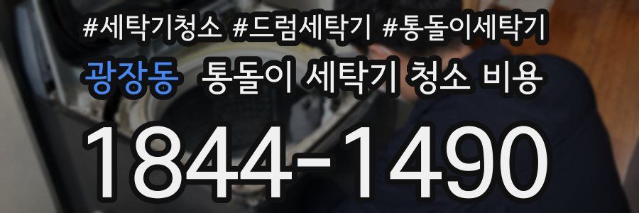 광장동 통돌이 세탁기 청소 비용