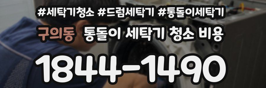 구의동 통돌이 세탁기 청소 비용