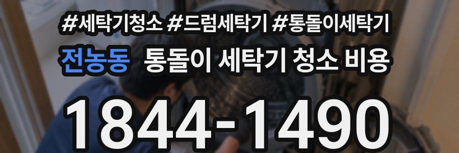 전농동 통돌이 세탁기 청소 비용