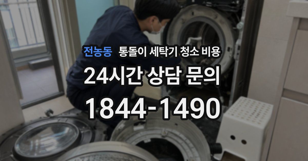전농동 통돌이 세탁기 청소 비용