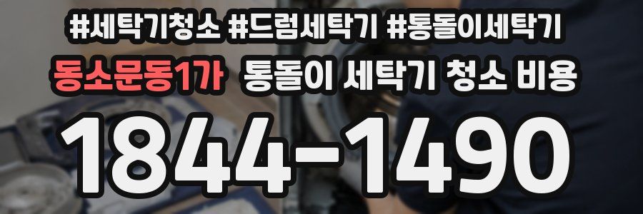 동소문동1가 통돌이 세탁기 청소 비용