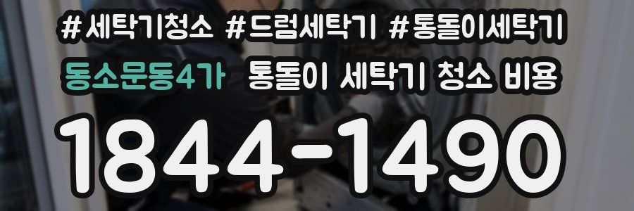 동소문동4가 통돌이 세탁기 청소 비용