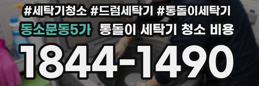 동소문동5가 통돌이 세탁기 청소 비용