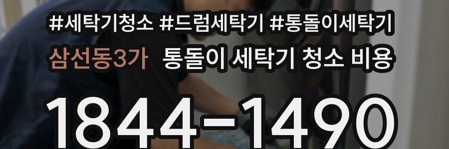 삼선동3가 통돌이 세탁기 청소 비용