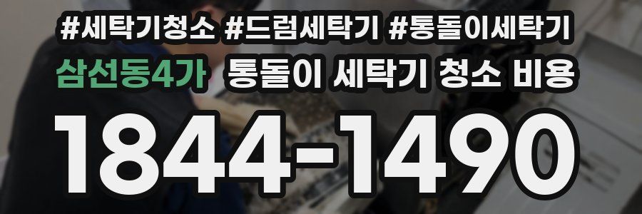 삼선동4가 통돌이 세탁기 청소 비용