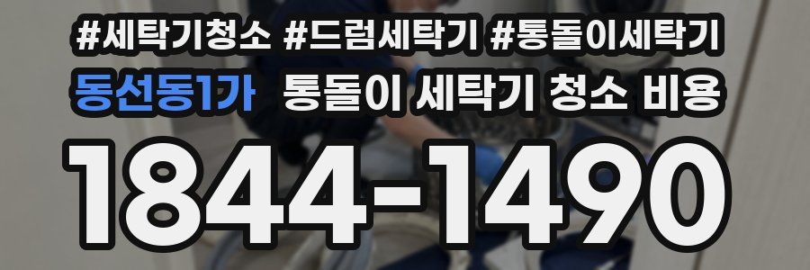 동선동1가 통돌이 세탁기 청소 비용