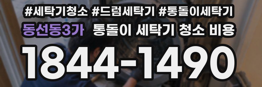 동선동3가 통돌이 세탁기 청소 비용