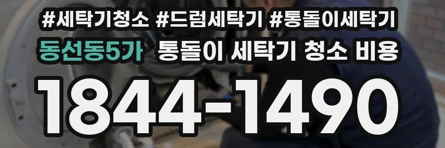 동선동5가 통돌이 세탁기 청소 비용