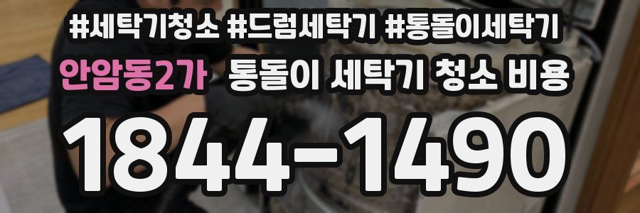 안암동2가 통돌이 세탁기 청소 비용