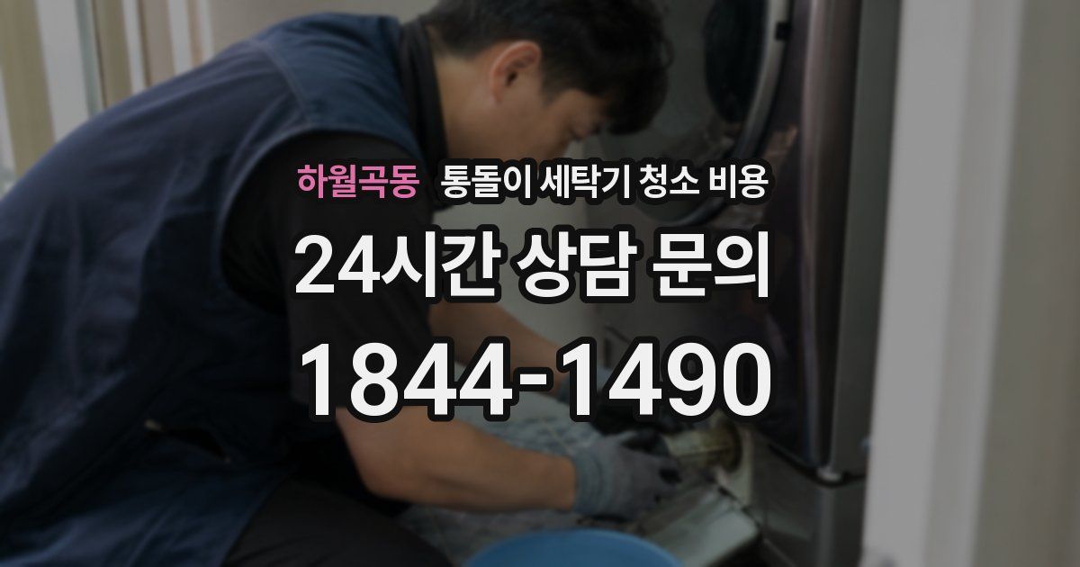 하월곡동 통돌이 세탁기 청소 비용