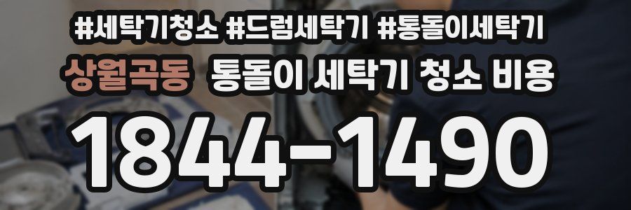 상월곡동 통돌이 세탁기 청소 비용