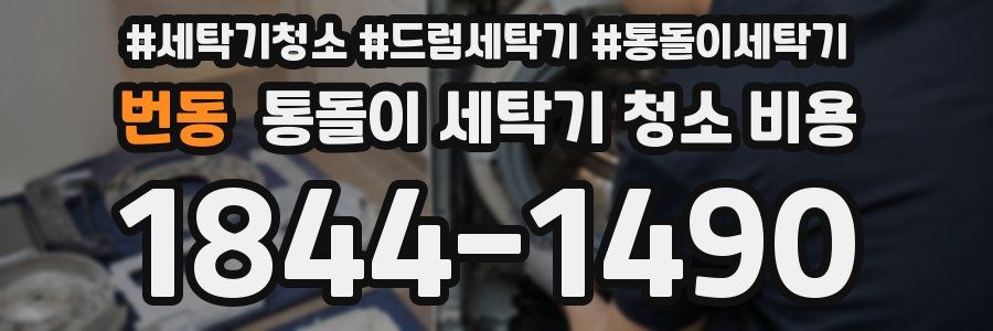 번동 통돌이 세탁기 청소 비용