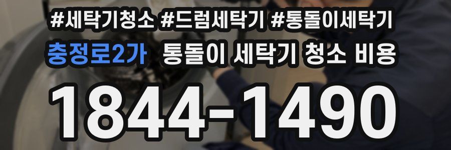 충정로2가 통돌이 세탁기 청소 비용