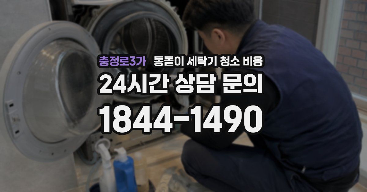 충정로3가 통돌이 세탁기 청소 비용