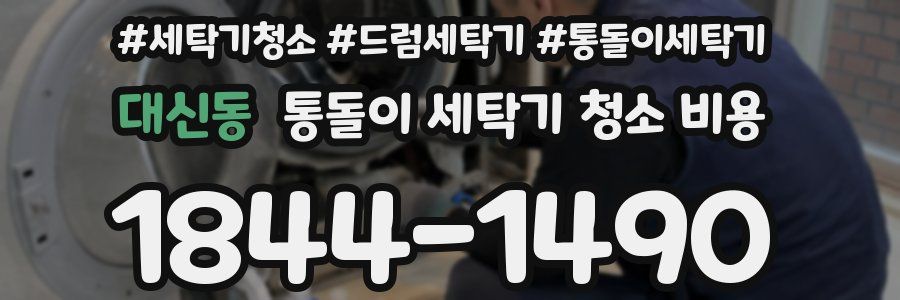 대신동 통돌이 세탁기 청소 비용